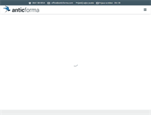 Tablet Screenshot of anticforma.com